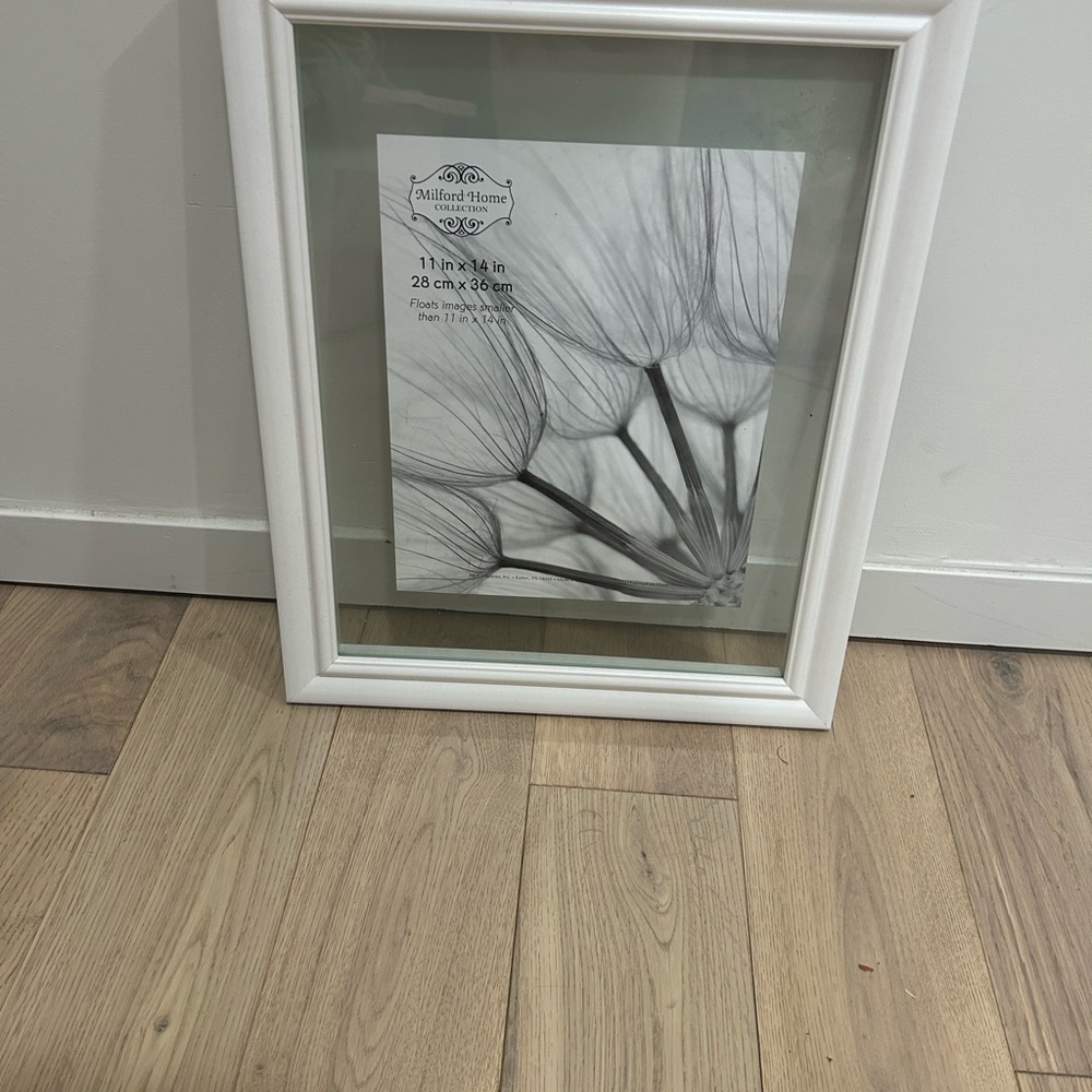 White Picture Frame with Glass